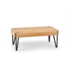 COFFEE TABLE EMILY, OAK GOLD / BLACK